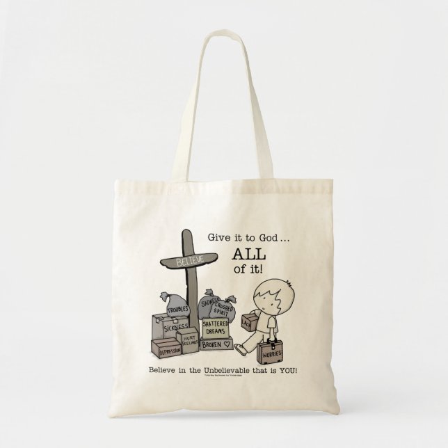 Tote Bag Donne tout à Dieu (Devant)