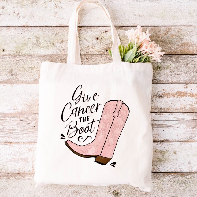 Tote Bag Donner au cancer la conscience du cancer du sein d (Créateur téléchargé)
