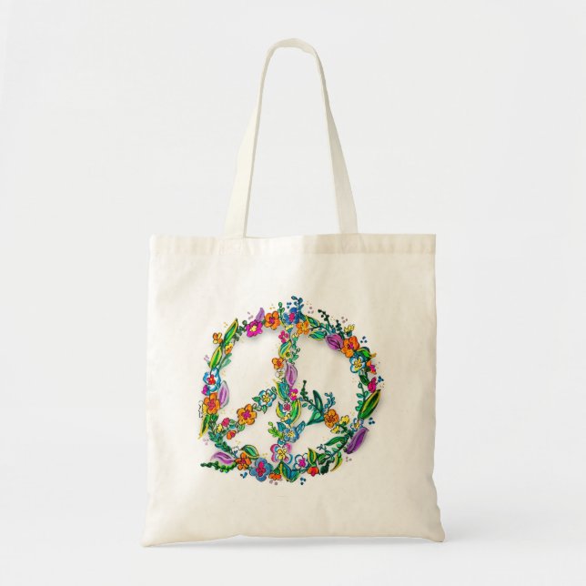 Tote Bag Donner une chance à la paix (Devant)