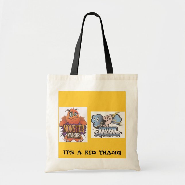 Tote Bag Donnez l'assaut à PIC de Squasher, vapeur de (Devant)