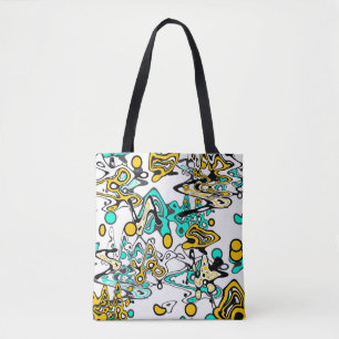 Tote Bag Doodle, abstrait