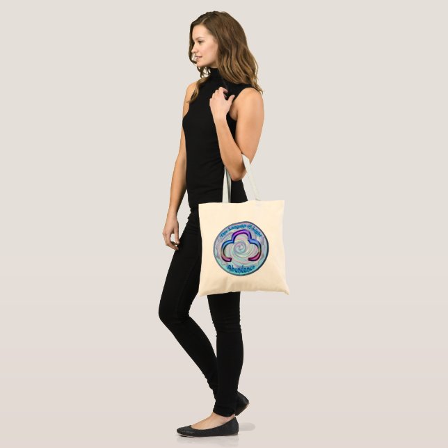 Tote Bag Doodling sur le symbole de Abundancel Bliss (Devant (modèle))