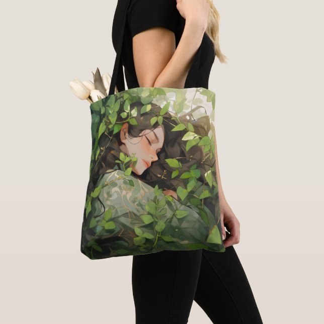 Tote Bag Dormir dans l'Anime de la forêt (De près)