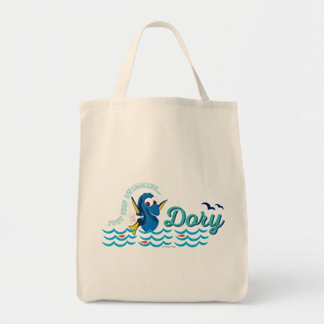 Tote Bag Dory | Continuer la natation (Devant)