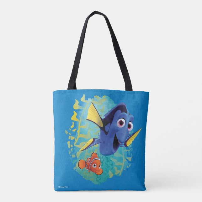 Tote Bag Dory & Nemo | Nager Avec Des Amis (Dos)