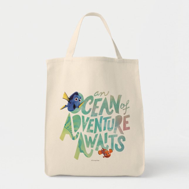 Tote Bag Dory & Nemo | Un océan d'aventures attend (Devant)
