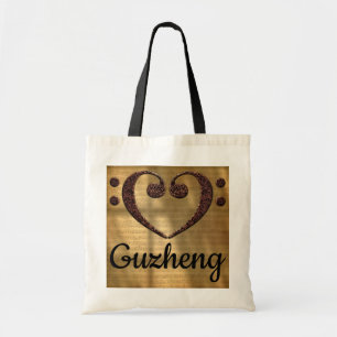 Tote Bag Double basse Clef Heart Guzheng