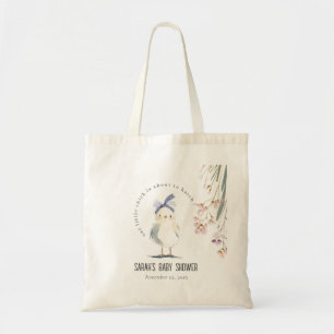 Tote Bag Douce Fête de Naissance de Ferme Mignonne Aquarell