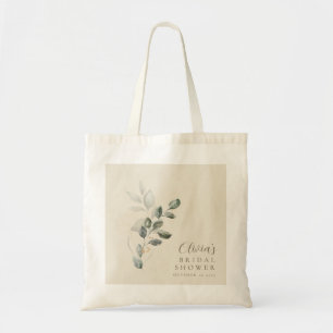 Tote Bag Douce Minimaliste Or Vert Mariage