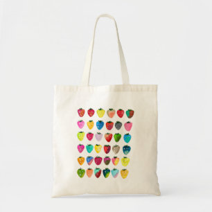 Tote Bag Douceur fraise mignonne aquarelle de fruit mignon