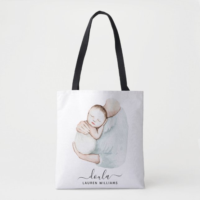 Tote Bag Doula moderne sage-femme accouchement Grossesse de (Devant)