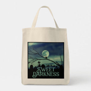Tote Bag Doux foncé avec texte personnalisé