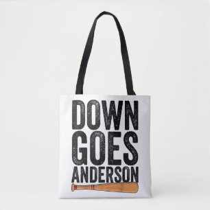 Tote Bag DOWN GOLF ANDERSON FUNNY BASEBALL cadeau ANDERSON