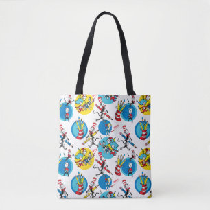 Tote Bag Dr Seuss   Caractères avec Motif de crayons