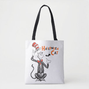 Tote Bag Dr. Seuss Chat Chapeauté Halloween