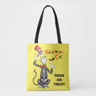Tote Bag Dr. Seuss Chat Chapeauté Halloween