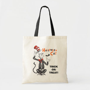 Tote Bag Dr. Seuss Chat Chapeauté Halloween