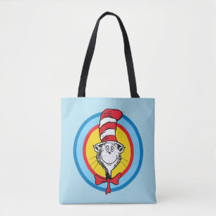 Tote Bag Dr Seuss   Chat dans le graphique de la tête du Ca