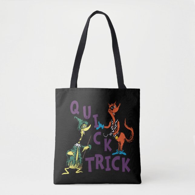 Tote Bag Dr Seuss | Graphique d'Halloween en raccourci (Devant)