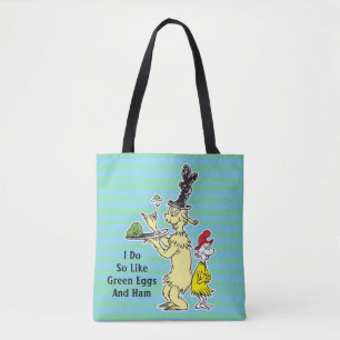 Tote Bag Dr. Seuss Green Eggs and Ham Friend & Sam-I-Am