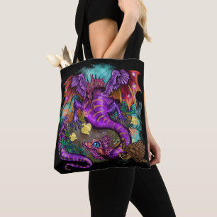 Tote Bag Dragon aquatique