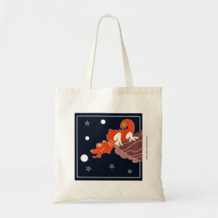Tote Bag Dragon Chinois Céleste Art Fantastique Clair de Lu