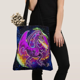 Tote Bag Dragon cosmique de Tourmaline