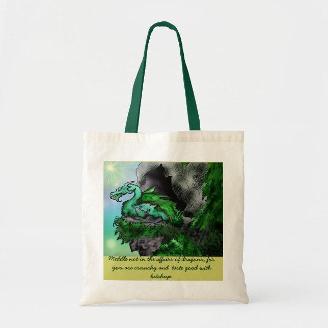 Tote Bag Dragon Fourre-tout (Devant)
