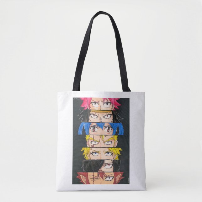 Tote Bag Dragon Slayer Anime Eyes - Fairy Tail (Devant)