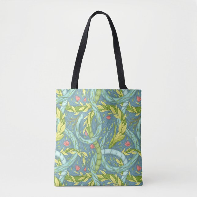 Tote Bag Dragons en bois (Devant)