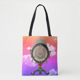 Tote Bag Dragons et tambour ancien dans les nuages