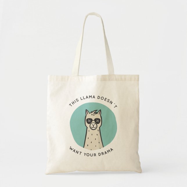 Tote Bag Drame de lama (Devant)