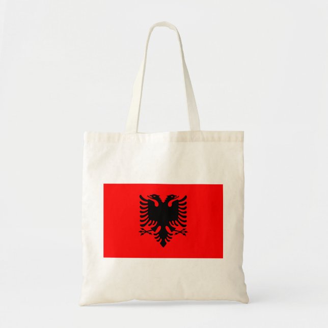 Tote Bag Drapeau Albanie (Devant)