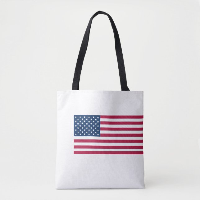 Tote Bag Drapeau américain (Devant)