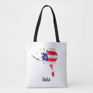 Tote Bag Drapeau américain Alaska États-Unis