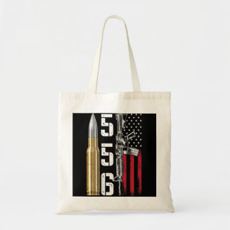 Tote Bag Drapeau Américain Ar-15 Ar15 Rifle Sling Gift Gun 