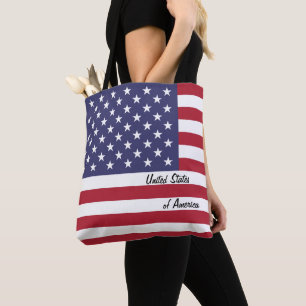 Tote Bag Drapeau américain/fan de mode/sports
