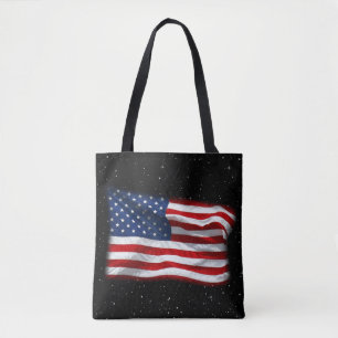 Tote Bag Drapeau américain patriotique États-Unis