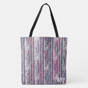 Tote Bag *~* Drapeau américain patriotique rustique Barnwo