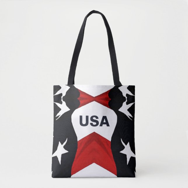 Tote Bag Drapeau américain USA (Devant)