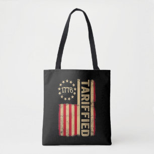 Tote Bag Drapeau américain USA 1776 Tarrifs américains