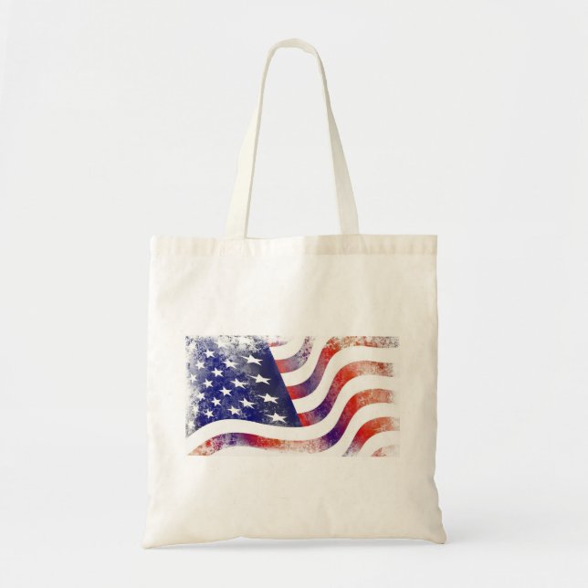 Tote Bag Drapeau Amérique (Devant)