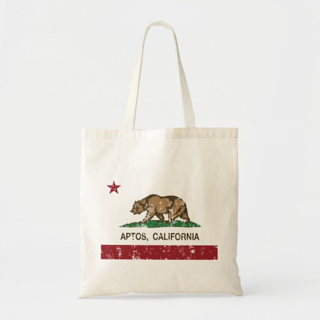 Tote Bag Drapeau Aptos de République de la Californie (Devant)