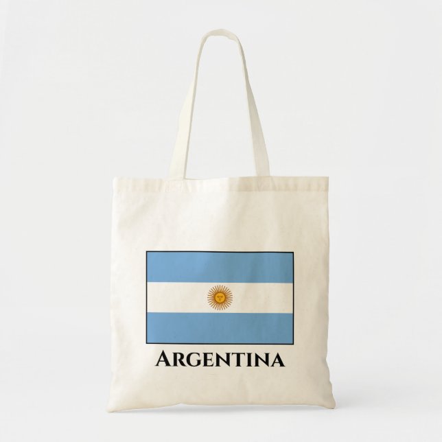 Tote Bag Drapeau argentin (Devant)