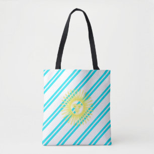 Tote Bag Drapeau argentin de rayures