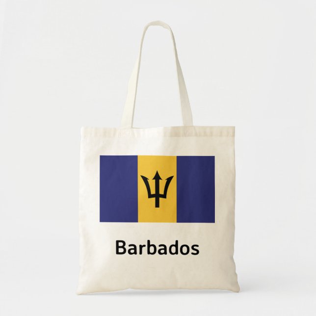 Tote Bag Drapeau Barbade (Devant)