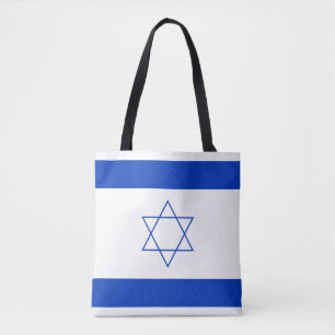 Tote Bag Drapeau bleu et blanc d'Israël