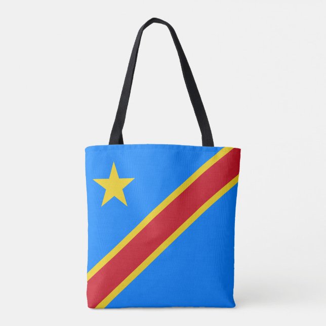 Tote Bag Drapeau Congo Kinshasa (Dos)