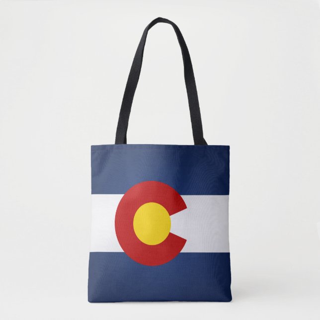 Tote Bag Drapeau cool Du Colorado Mode (Devant)