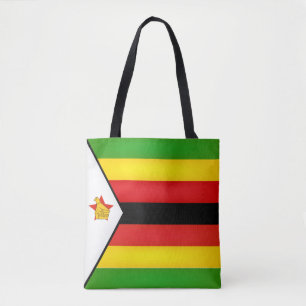 Tote Bag Drapeau Cool du Zimbabwe